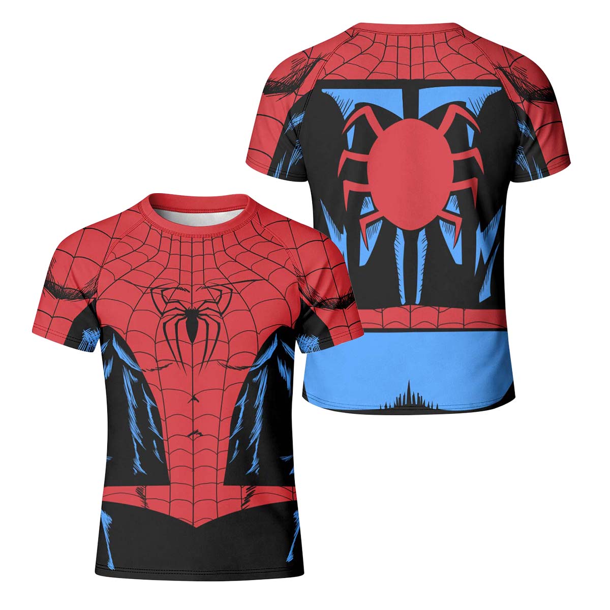  Amazing Spider Man Cosplay Kids Rash Guard