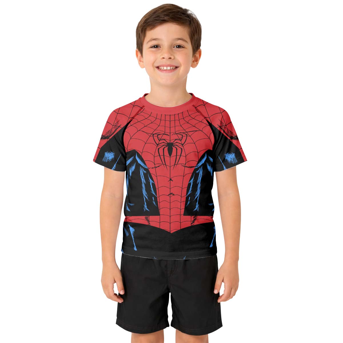  Amazing Spider Man Cosplay Kids Rash Guard