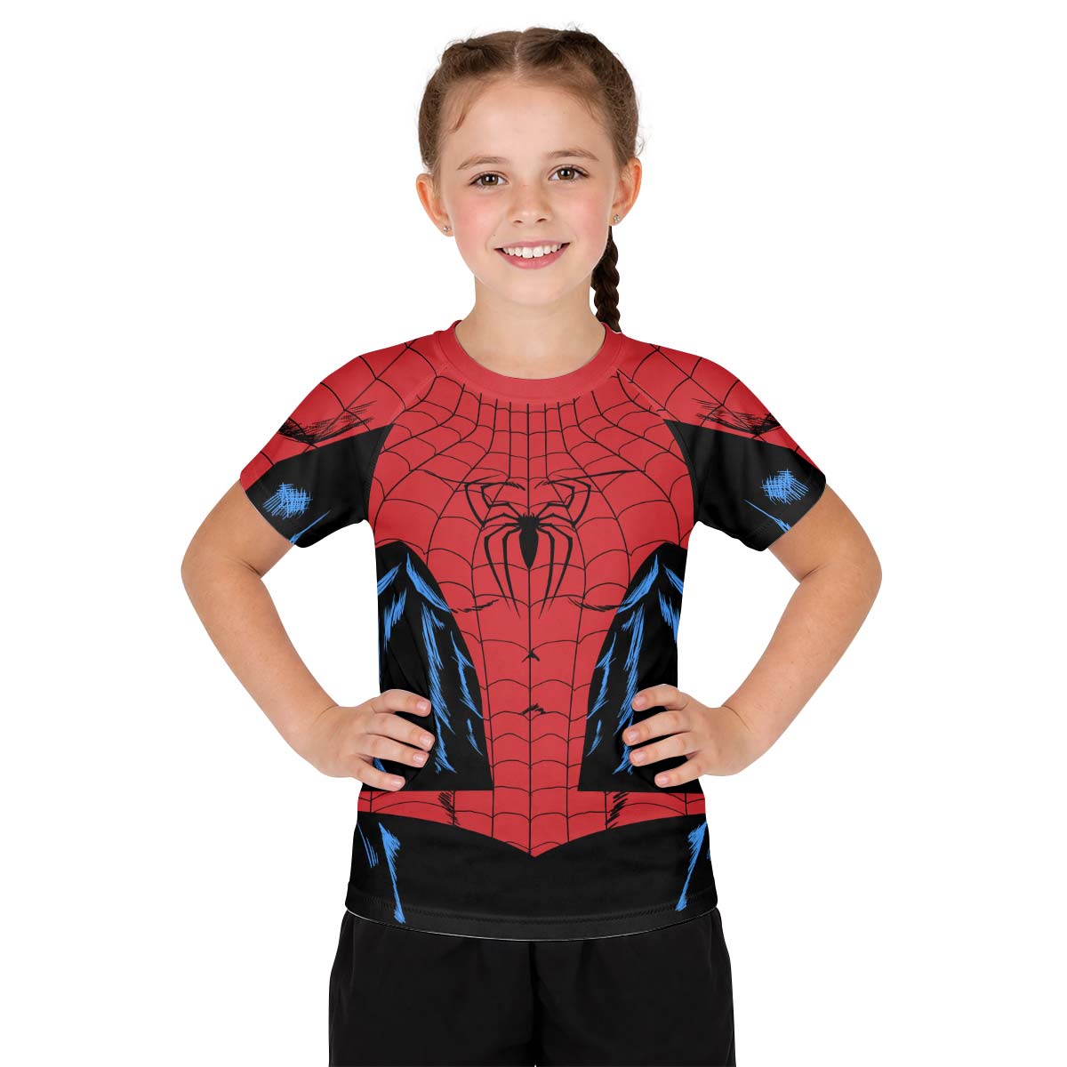  Amazing Spider Man Cosplay Kids Rash Guard