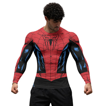 Amazing Spider Man Cosplay Rash Guard