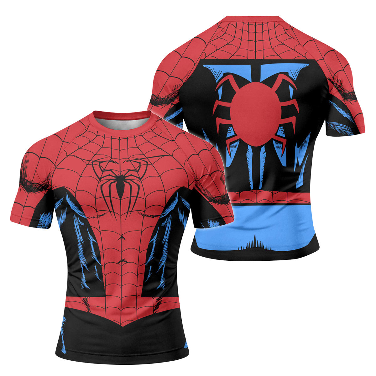 Amazing Spider Man Cosplay Rash Guard