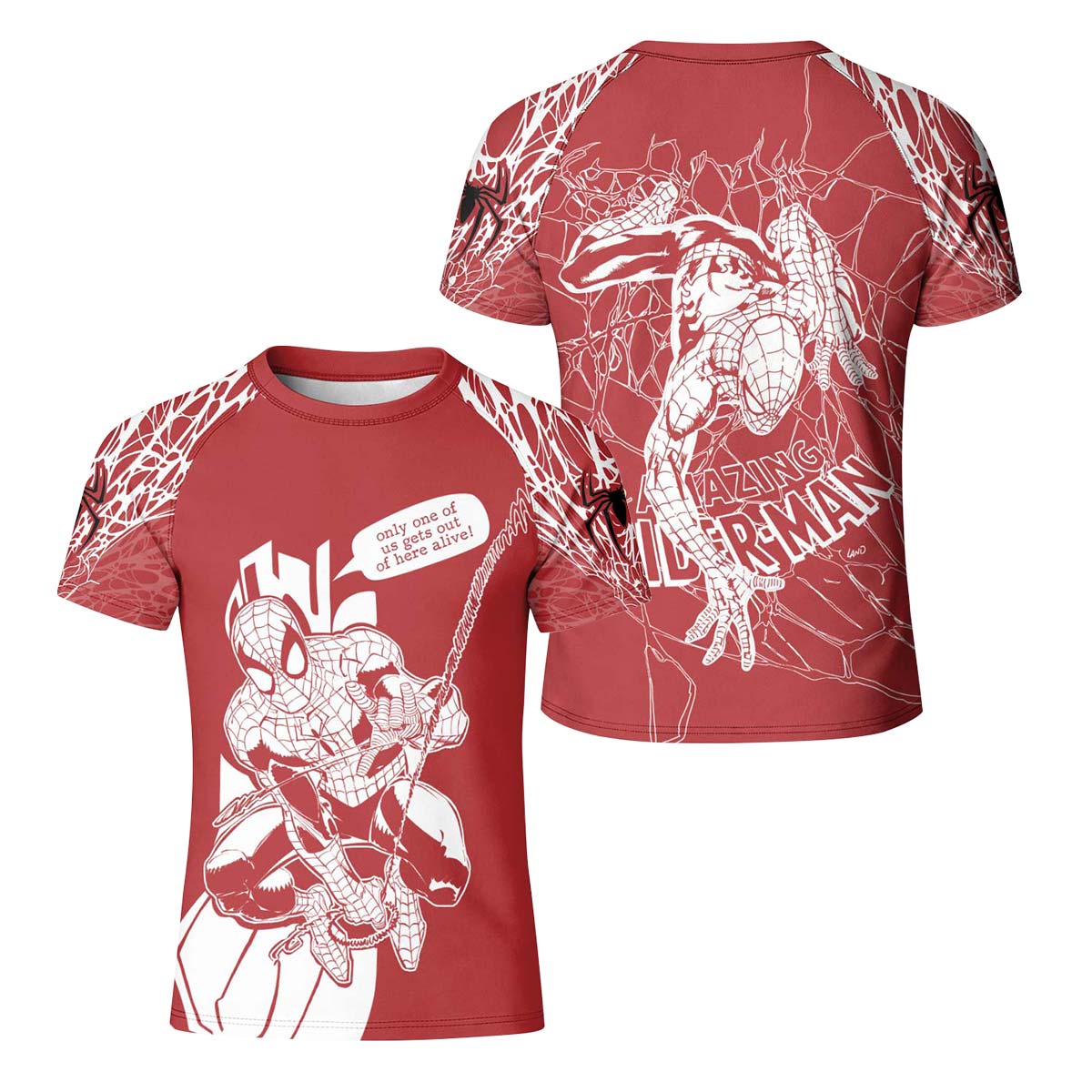 Amazing Spider Man Kid Rash Guard