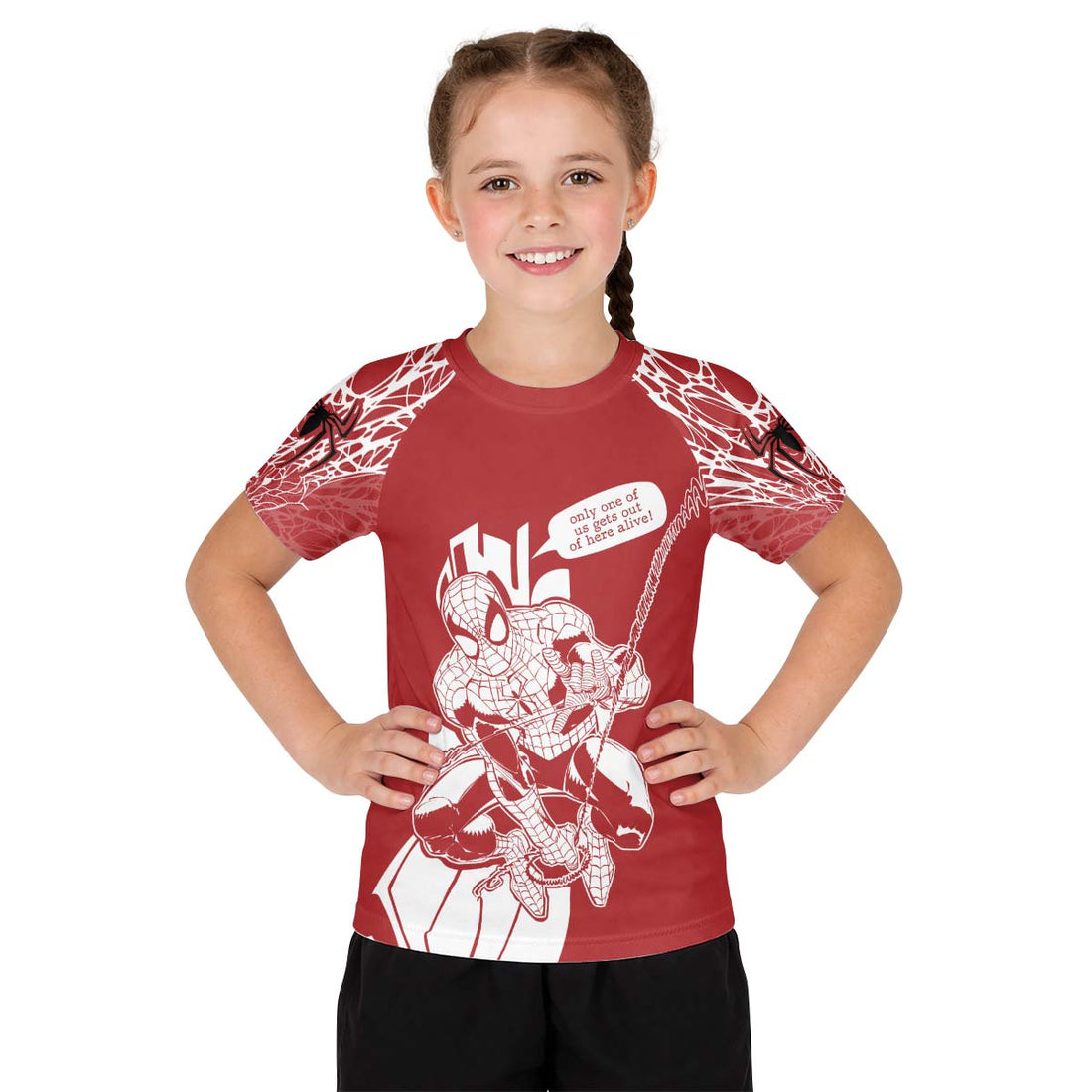 Amazing Spider Man Kid Rash Guard