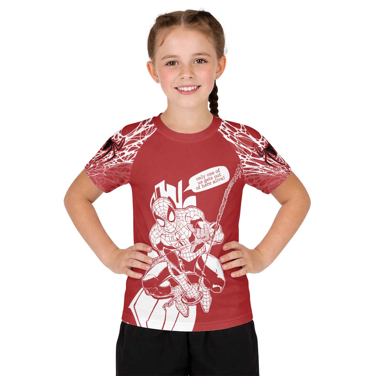 Amazing Spider Man Kid Rash Guard