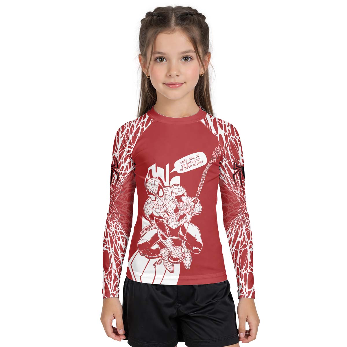 Amazing Spider Man Kid Rash Guard