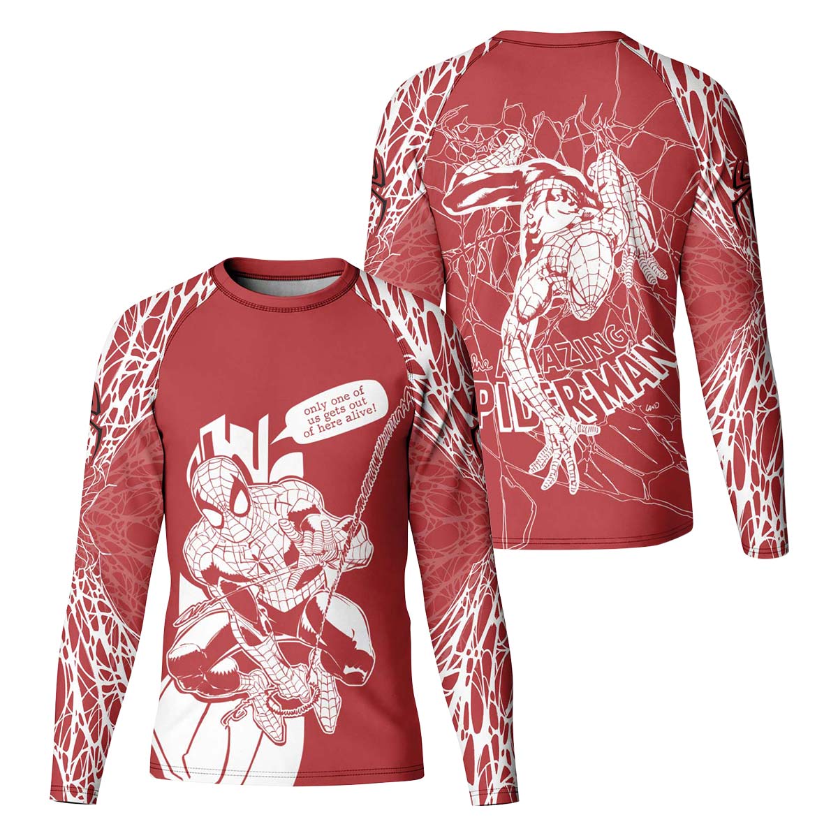 Amazing Spider Man Kid Rash Guard