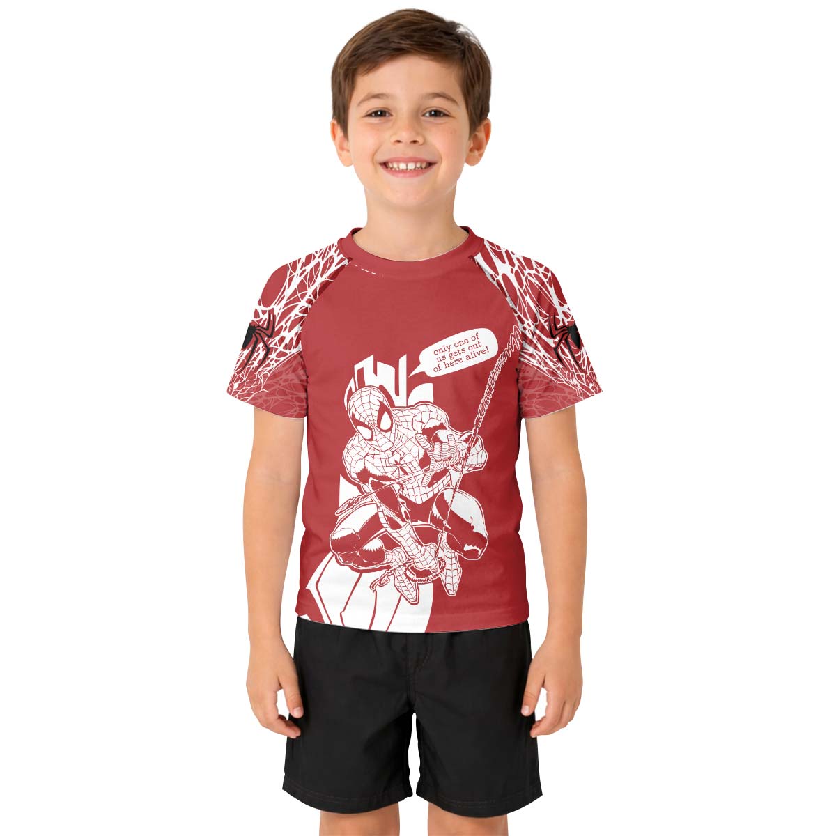 Amazing Spider Man Kid Rash Guard