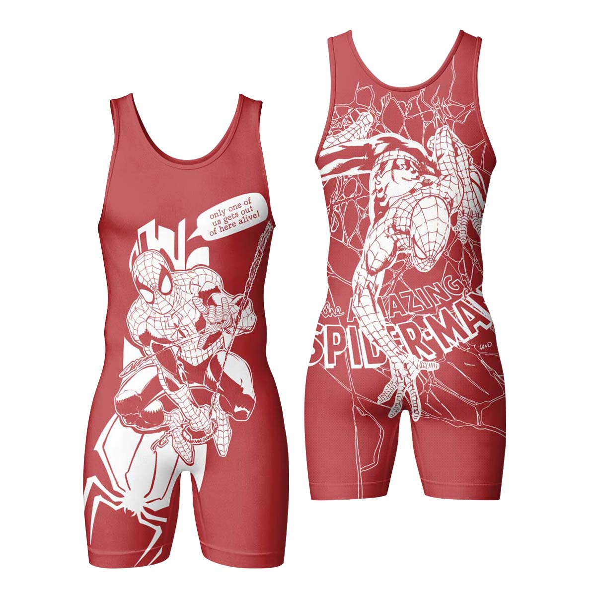 Amazing Spider Man Wrestling Singlet