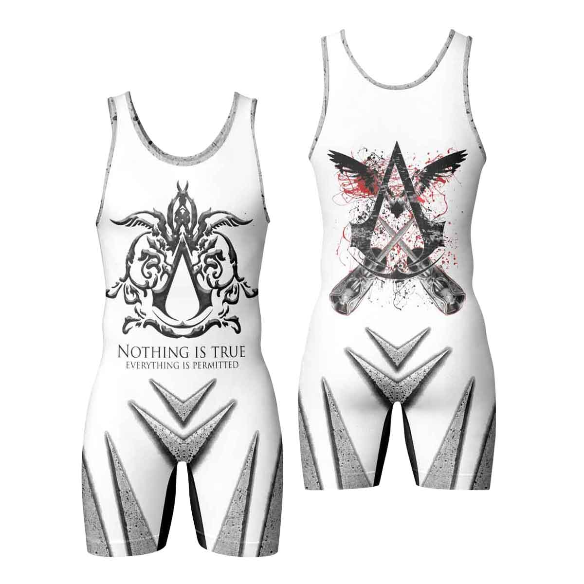 Assassin's Creed Nothing Is True Wrestling Singlet