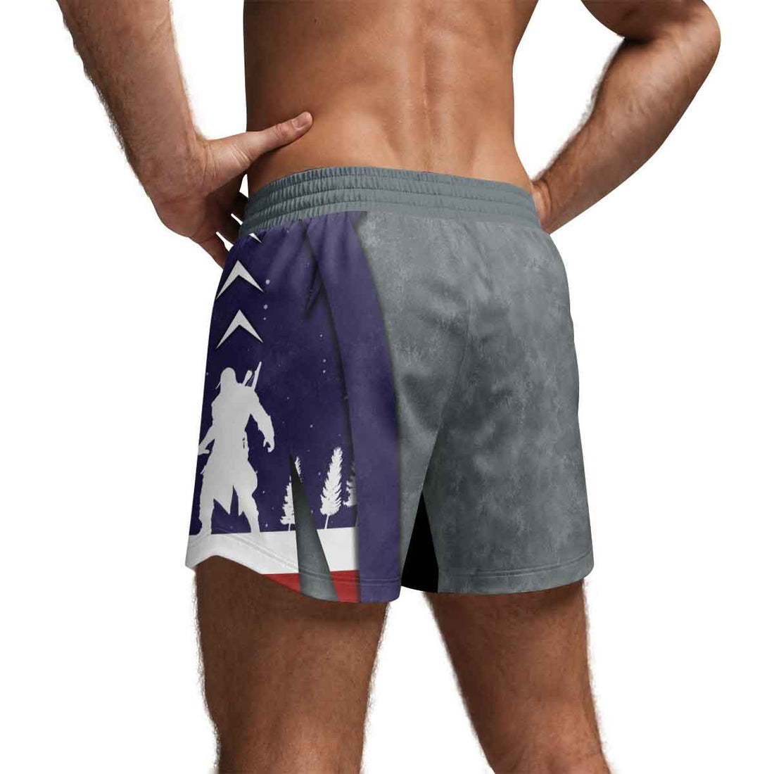  Assassin's Creed Christmas Valhalla Grappling Shorts