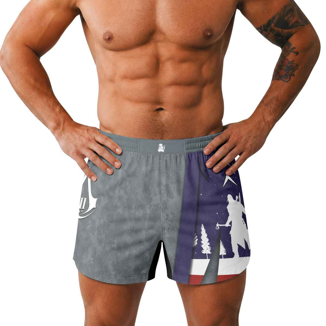  Assassin's Creed Christmas Valhalla Grappling Shorts