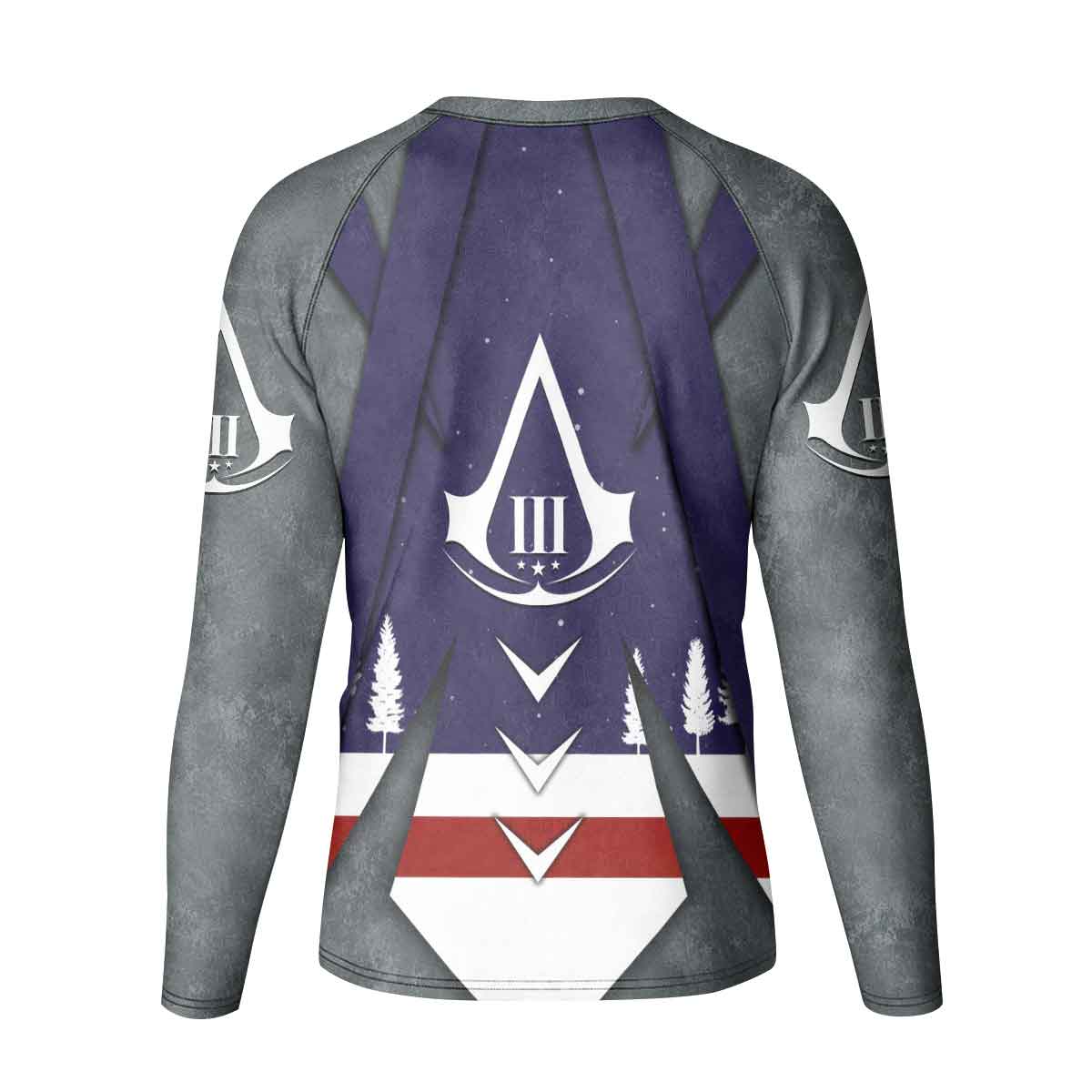 Assassin's Creed Christmas Valhalla Kid Rash Guard
