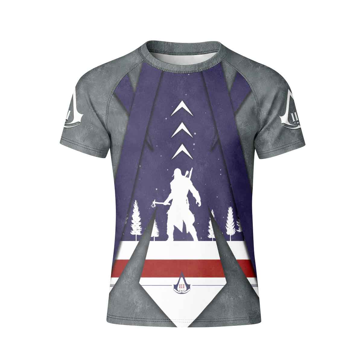  Assassin's Creed Christmas Valhalla Kid Rash Guard