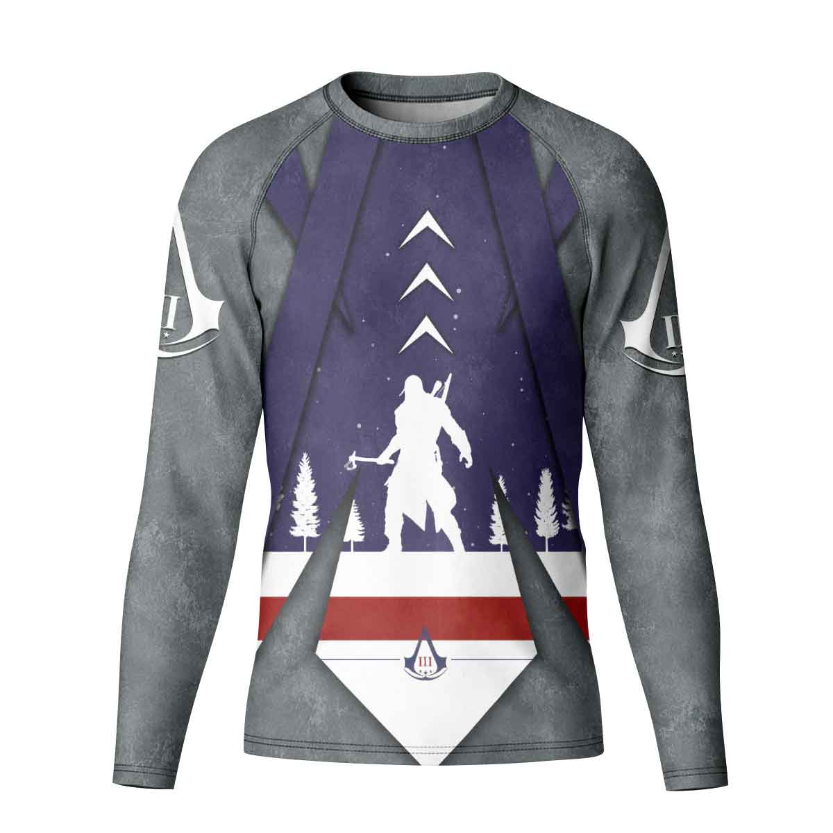  Assassin's Creed Christmas Valhalla Kid Rash Guard