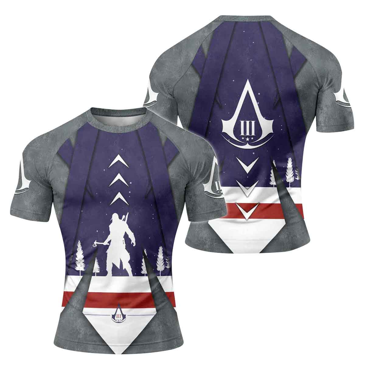  Assassin's Creed Christmas Valhalla Rash Guard