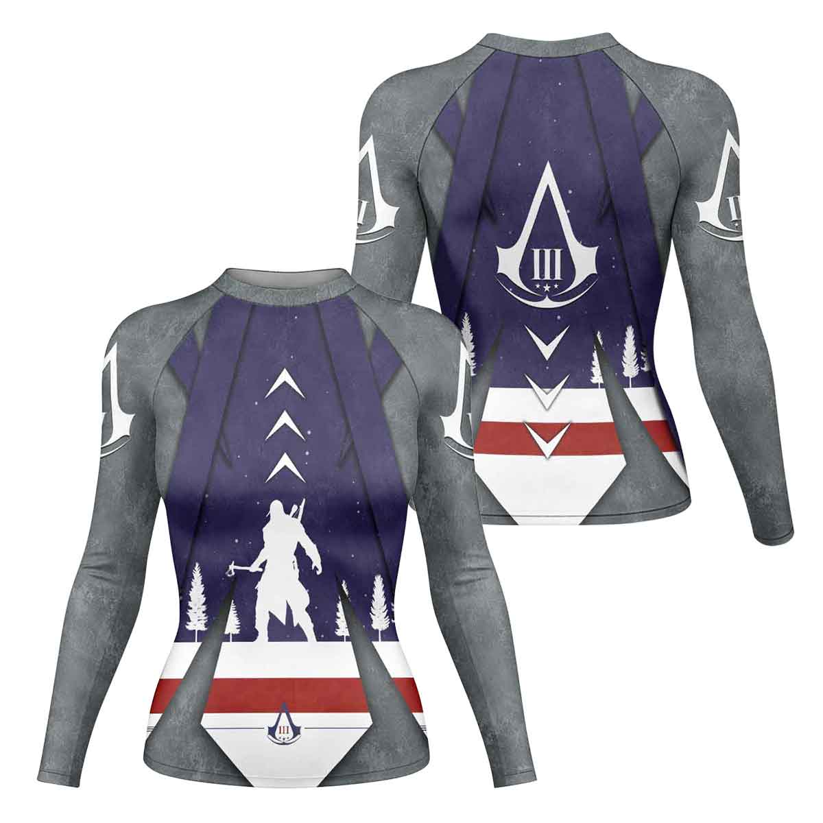  Assassin's Creed Christmas Valhalla Rash Guard
