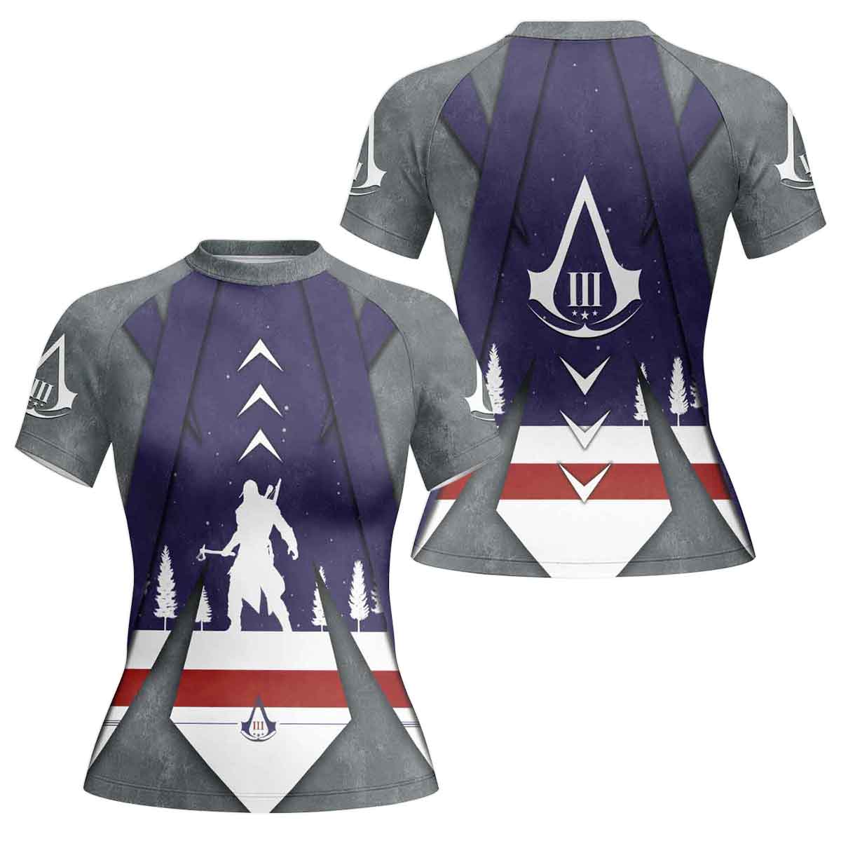  Assassin's Creed Christmas Valhalla Rash Guard