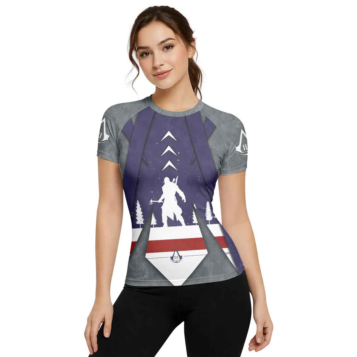  Assassin's Creed Christmas Valhalla Rash Guard