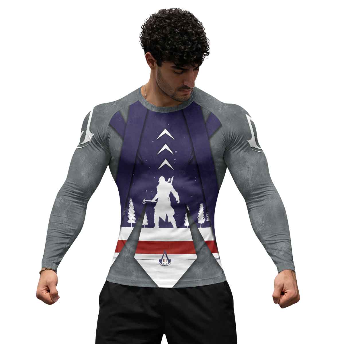  Assassin's Creed Christmas Valhalla Rash Guard