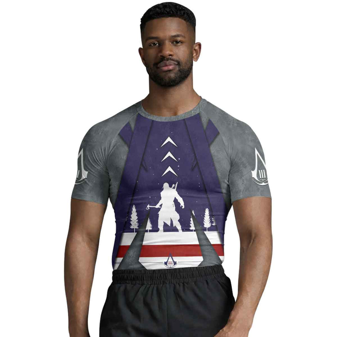  Assassin's Creed Christmas Valhalla Rash Guard
