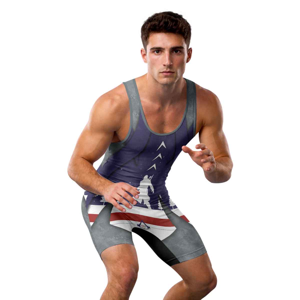  Assassin's Creed Christmas Valhalla Wrestling Singlet