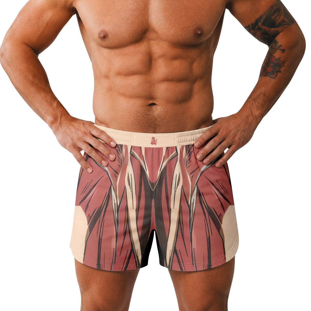  Attack On Titan Colossal Titan Grappling Shorts