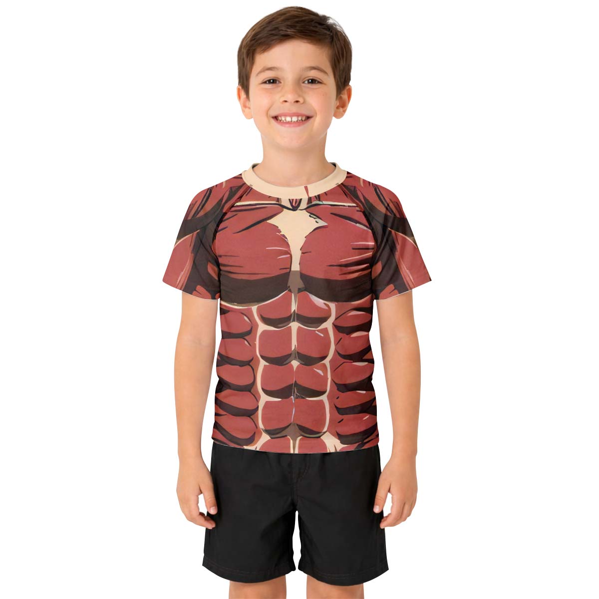  Attack On Titan Colossal Titan Kid Rash Guard