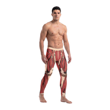  Attack On Titan Colossal Titan Men's Compression Leggings