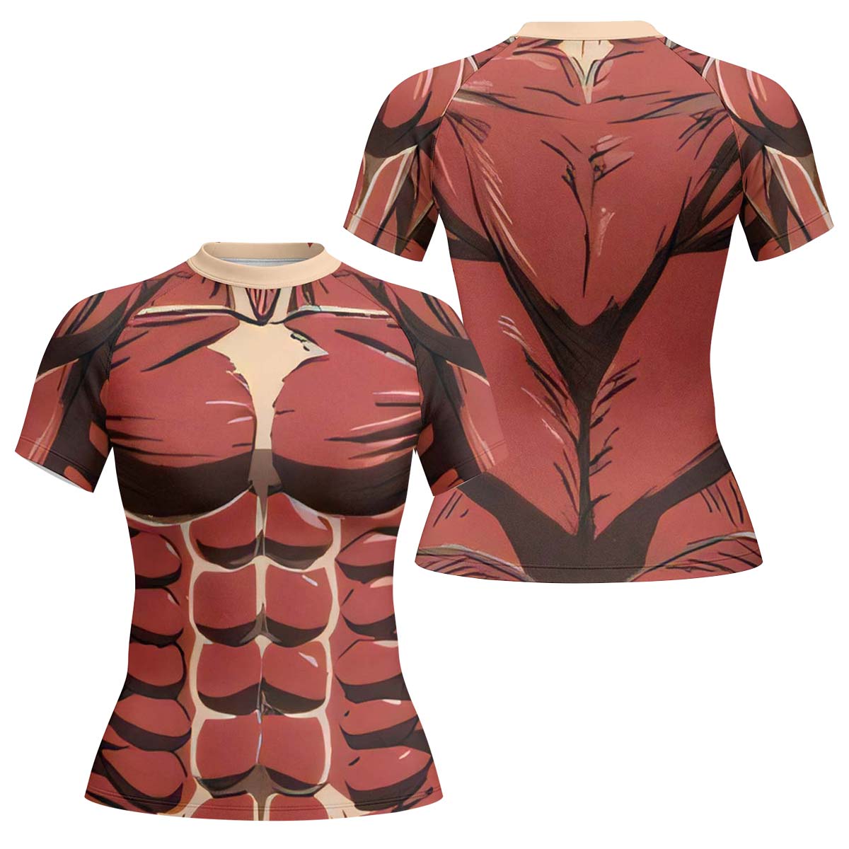  Attack On Titan Colossal Titan Rash Guard