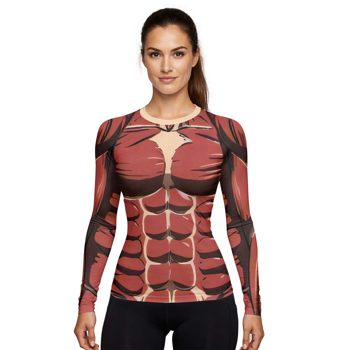  Attack On Titan Colossal Titan Rash Guard