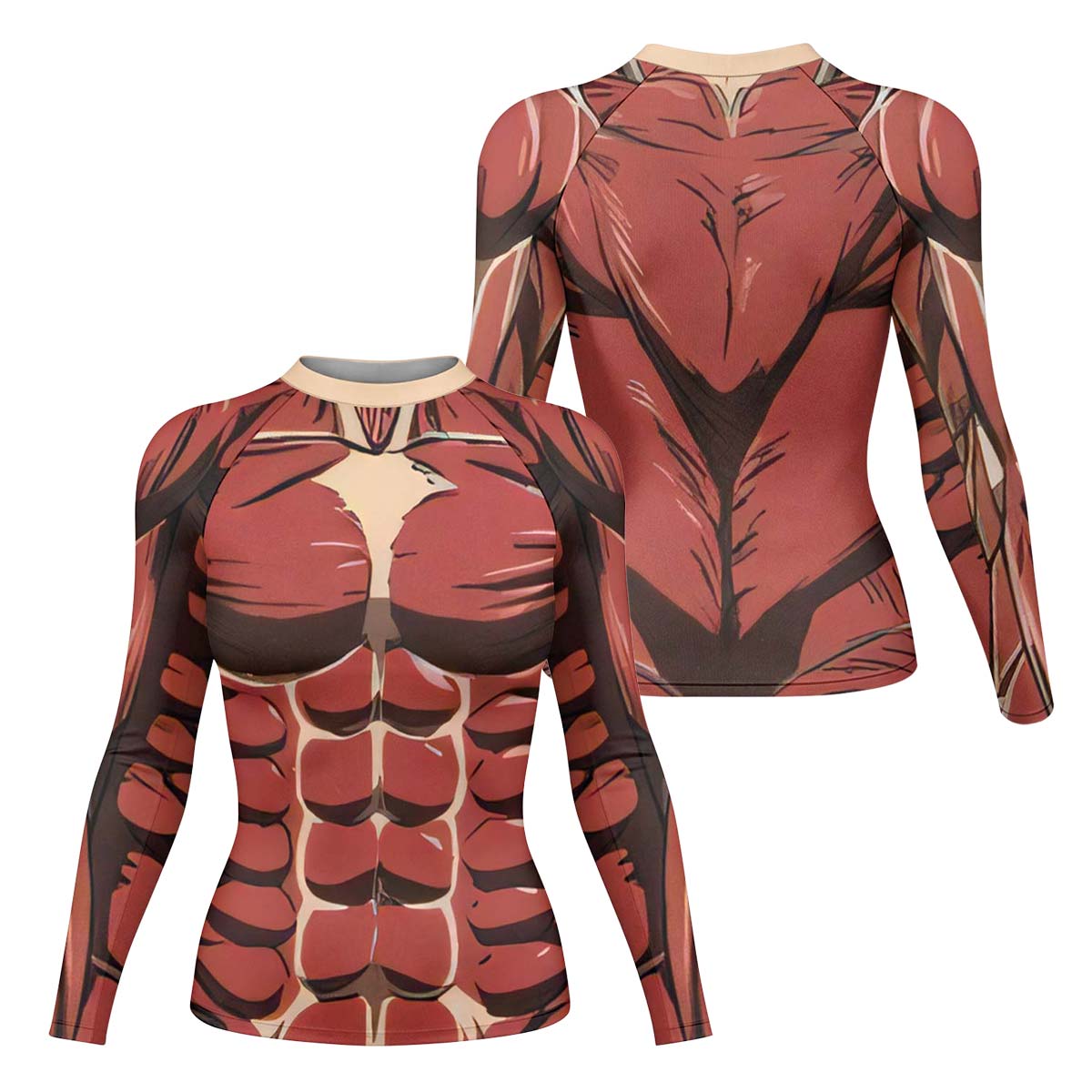  Attack On Titan Colossal Titan Rash Guard