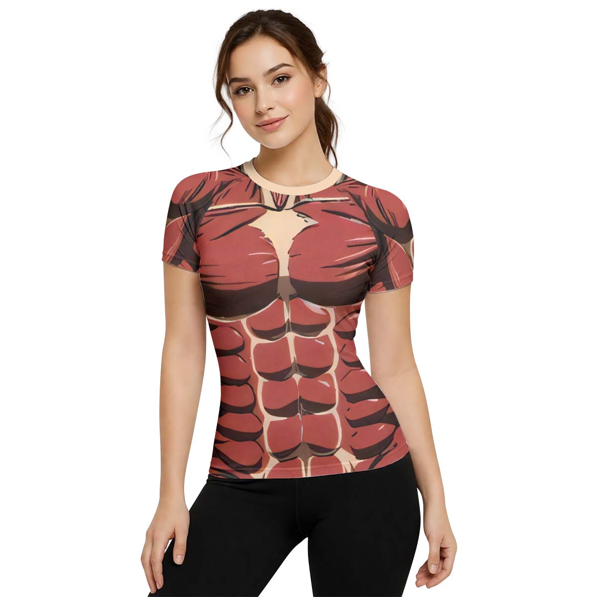  Attack On Titan Colossal Titan Rash Guard
