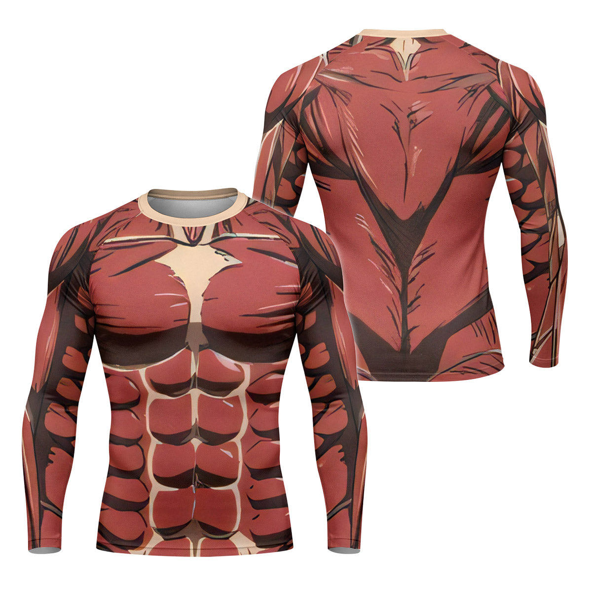  Attack On Titan Colossal Titan Rash Guard