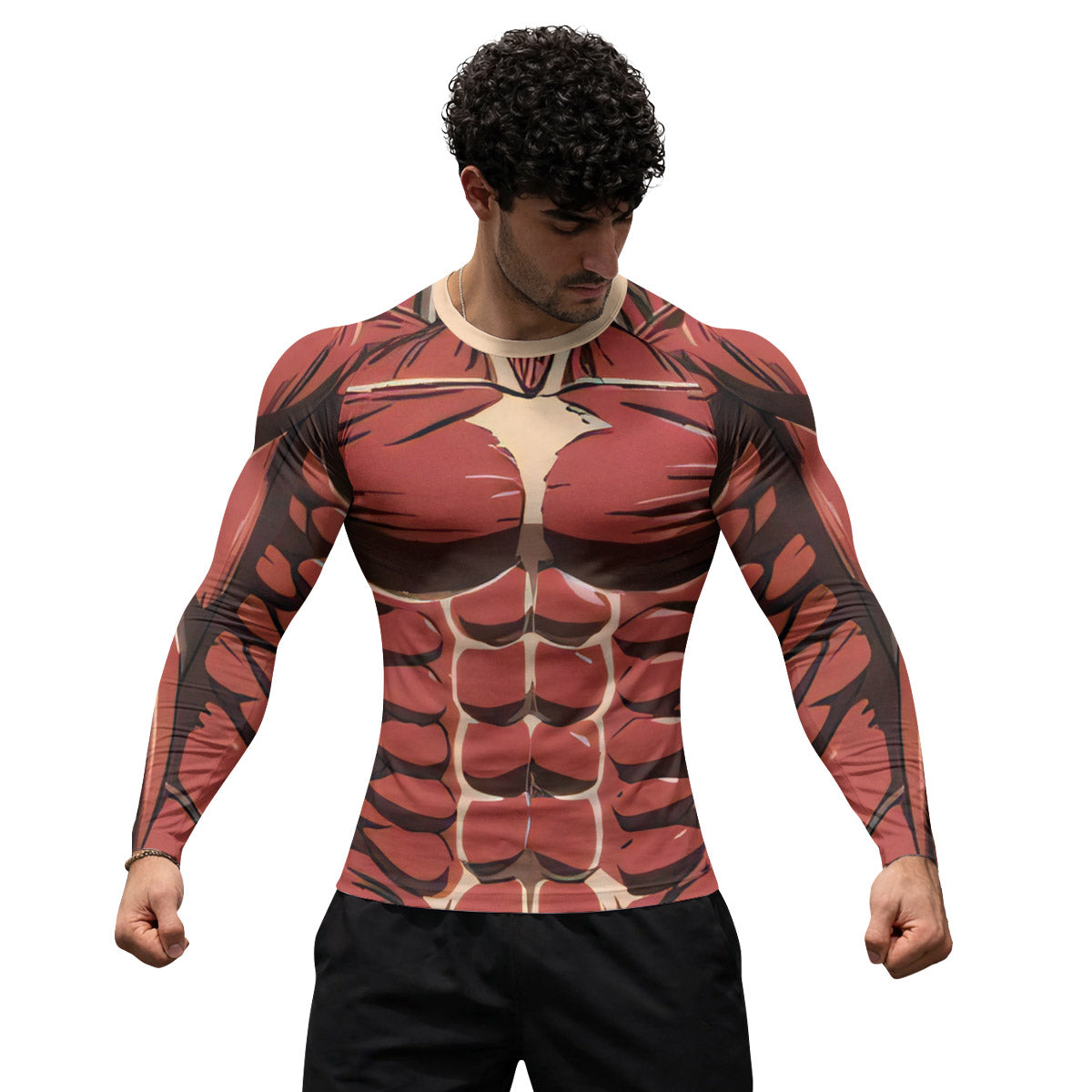  Attack On Titan Colossal Titan Rash Guard