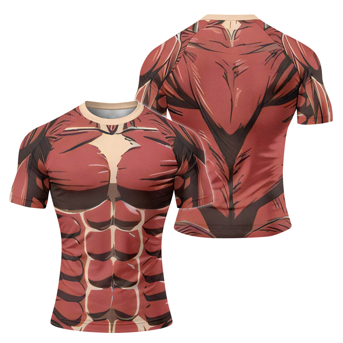  Attack On Titan Colossal Titan Rash Guard