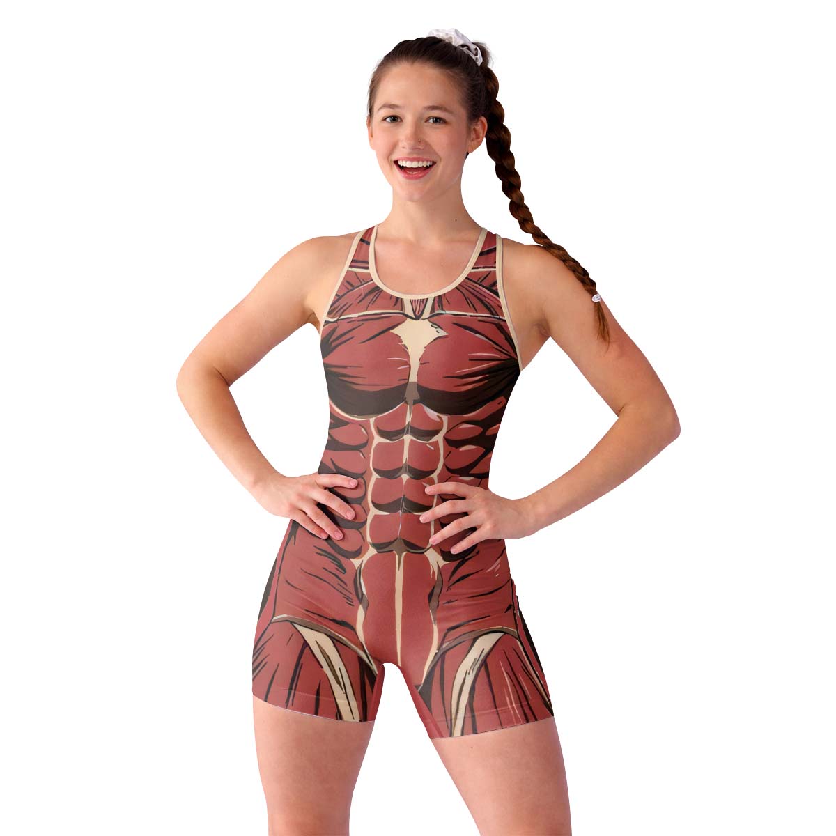 Attack On Titan Colossal Titan Wrestling Singlet