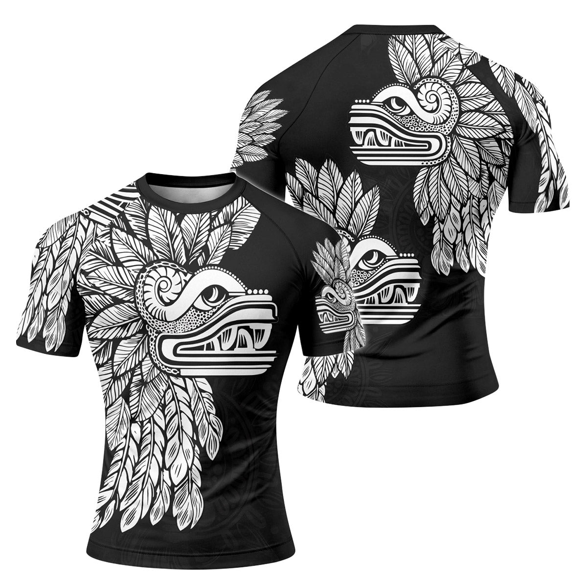 Aztec Serpent God Rash Guard