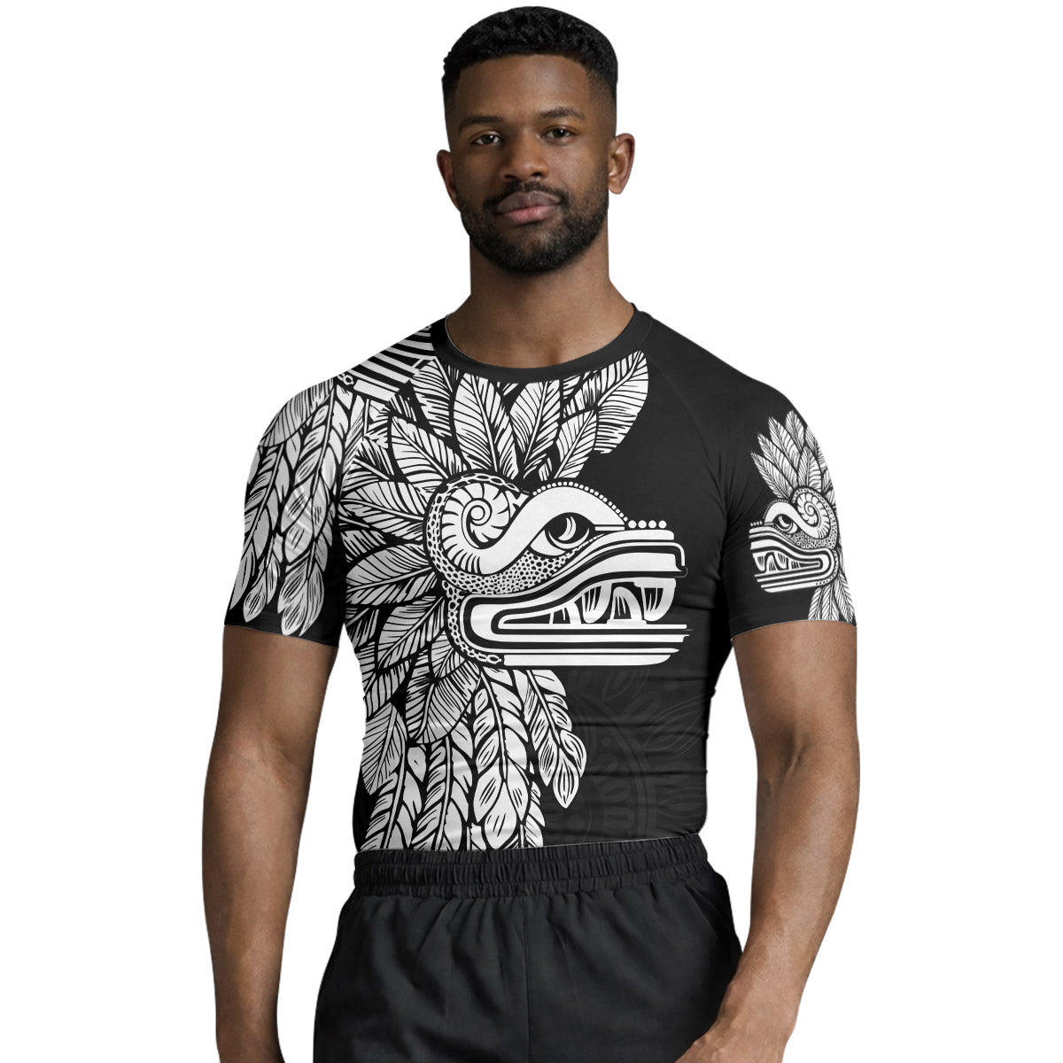 Aztec Serpent God Rash Guard