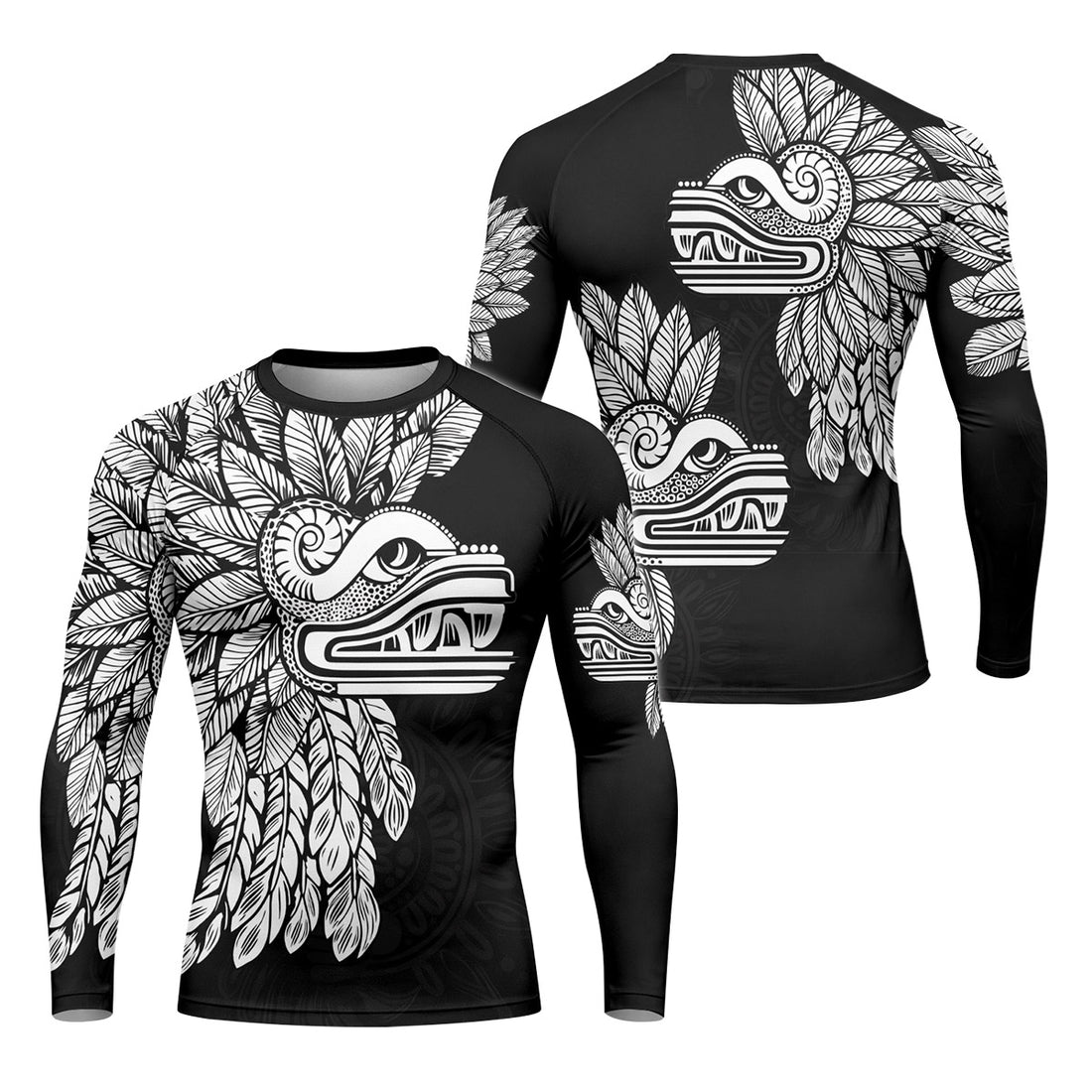 Aztec Serpent God Rash Guard