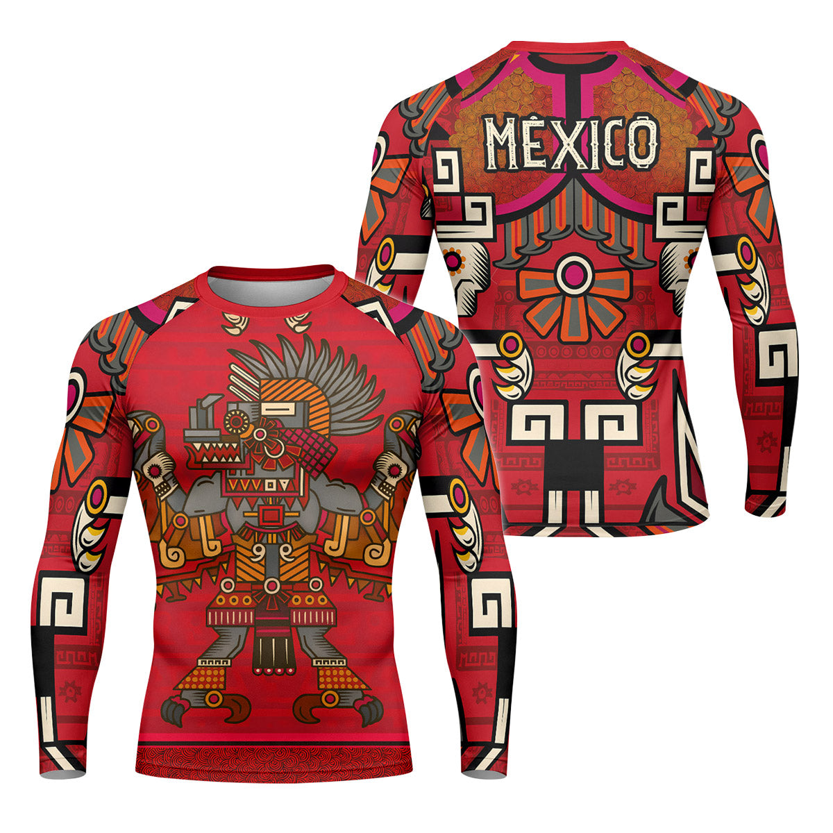 Aztec Sun God Rash Guard