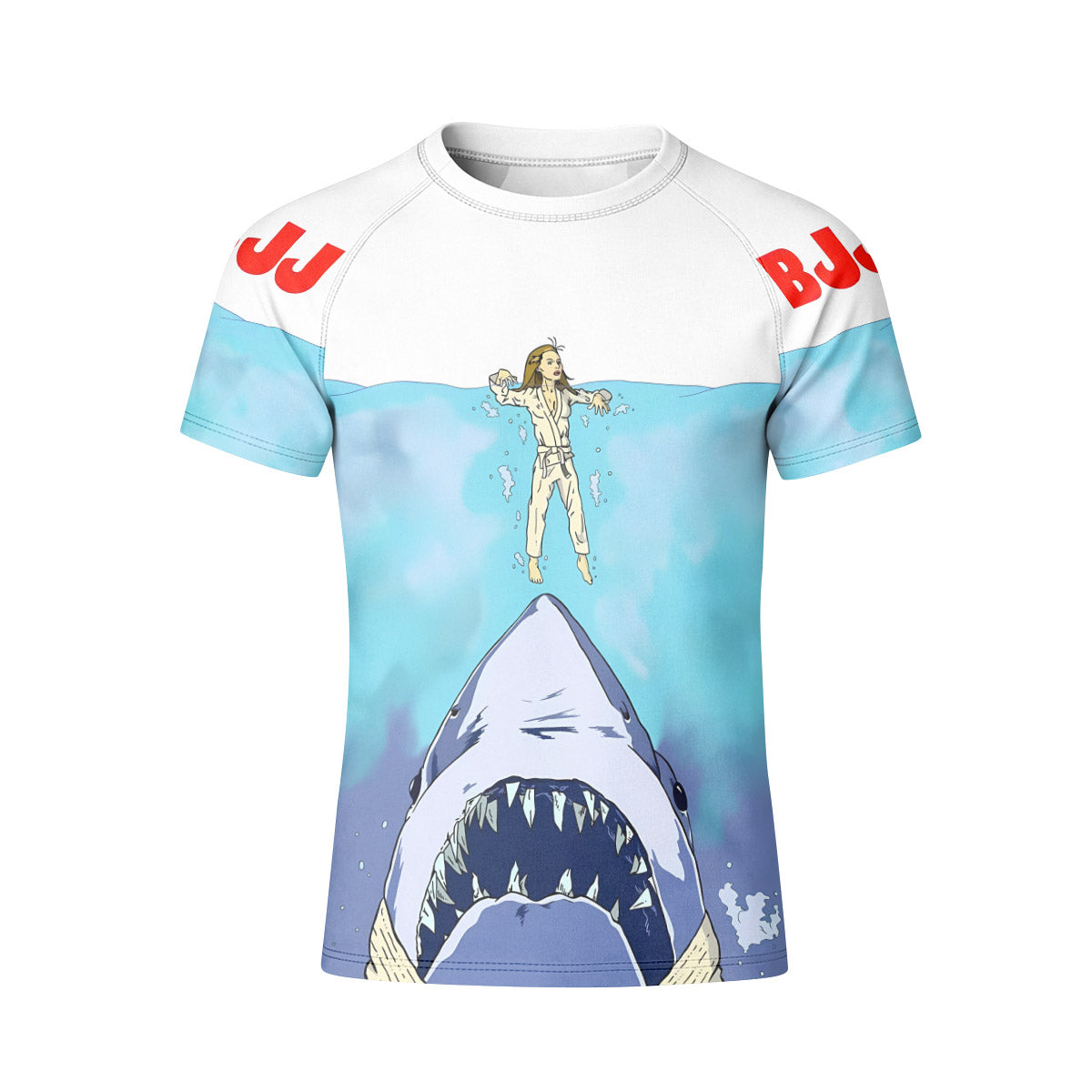 BJJ Shark Kid Rash Guard