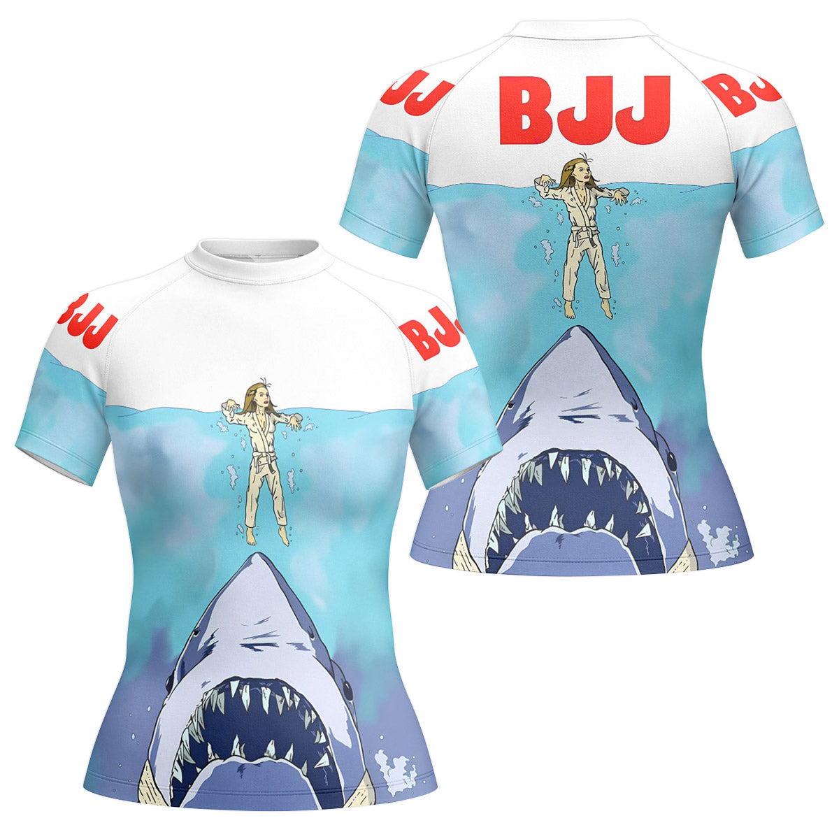BJJ Shark Rash Guard