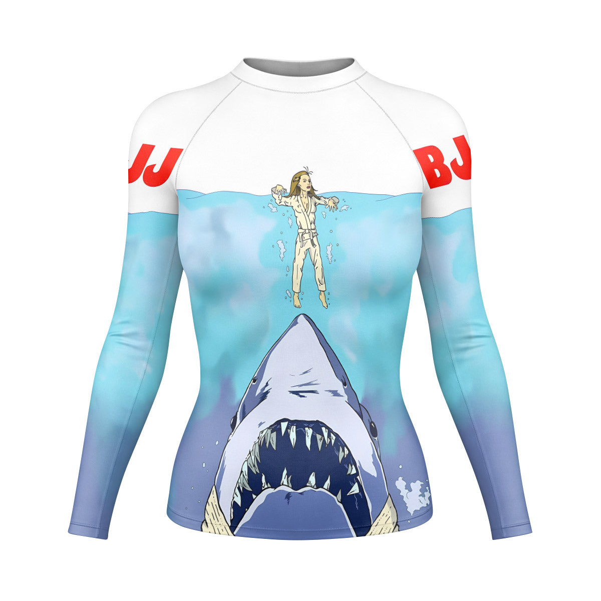 BJJ Shark Rash Guard
