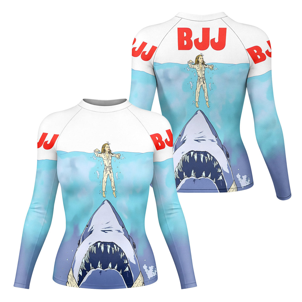 BJJ Shark Rash Guard