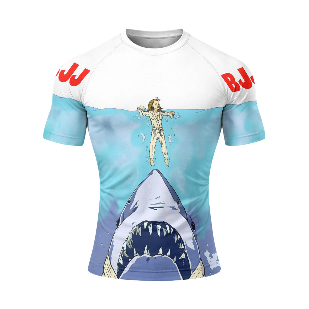 BJJ Shark Rash Guard