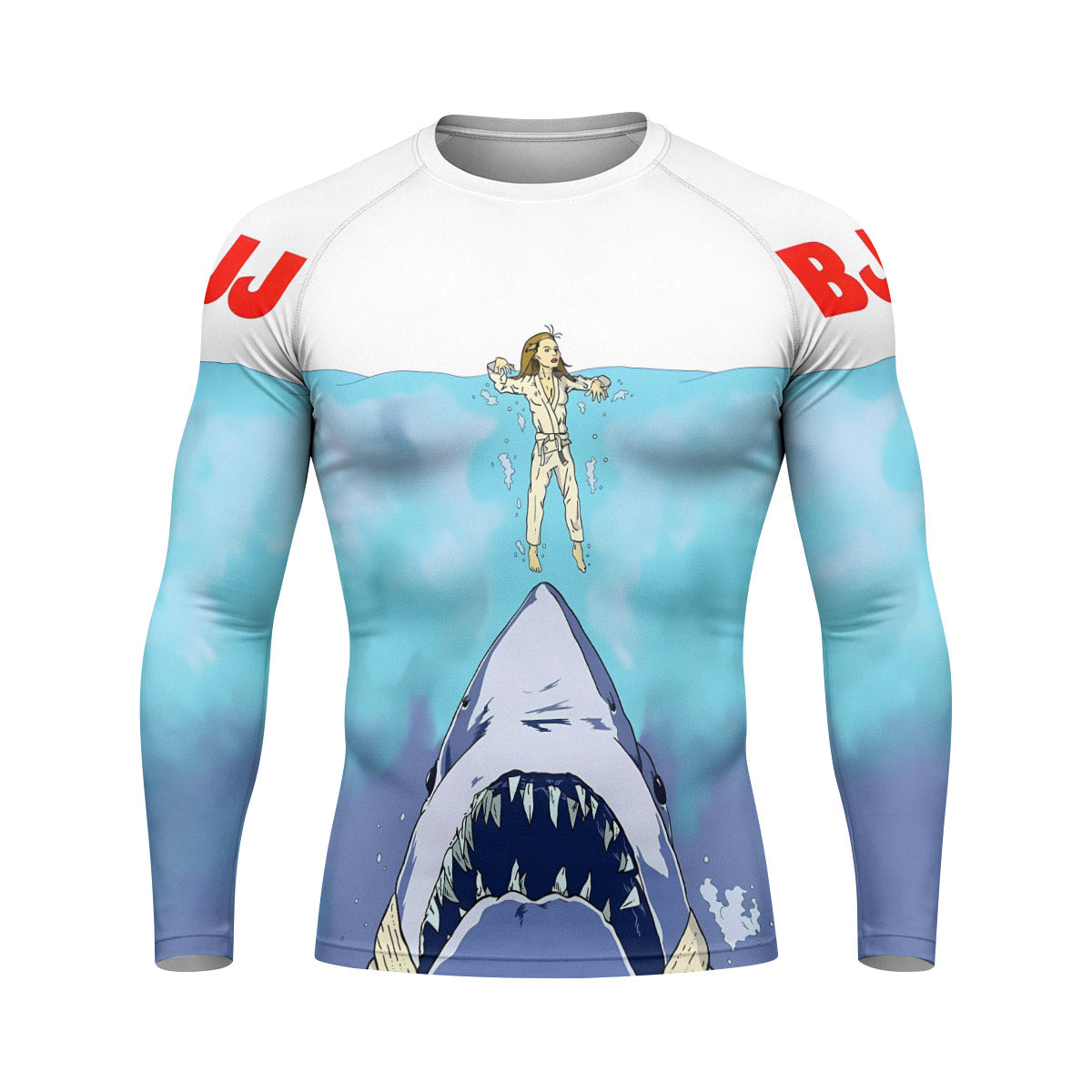 BJJ Shark Rash Guard