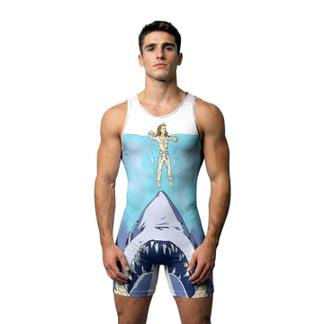 BJJ Shark Wrestling Singlet