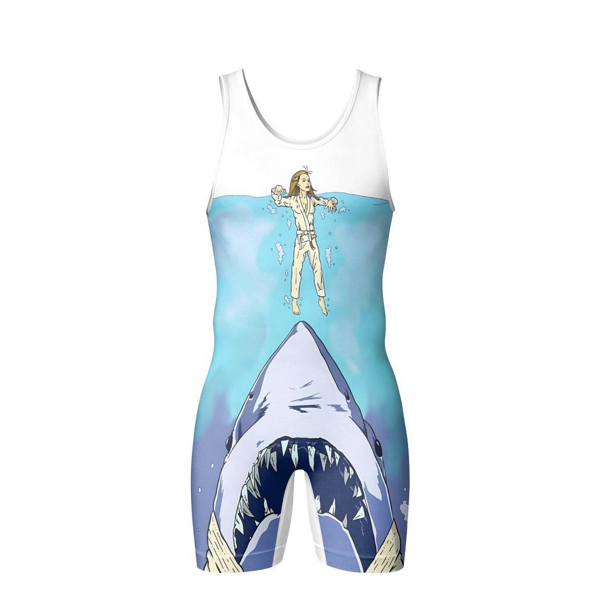 BJJ Shark Wrestling Singlet