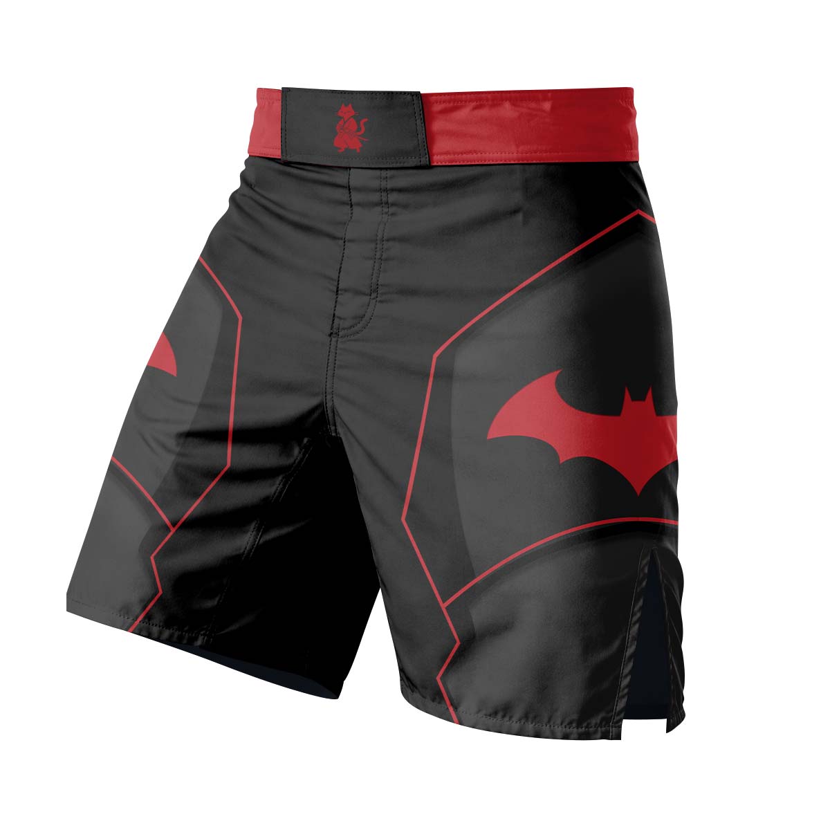 Batman Tactical Black Armor Fight Shorts