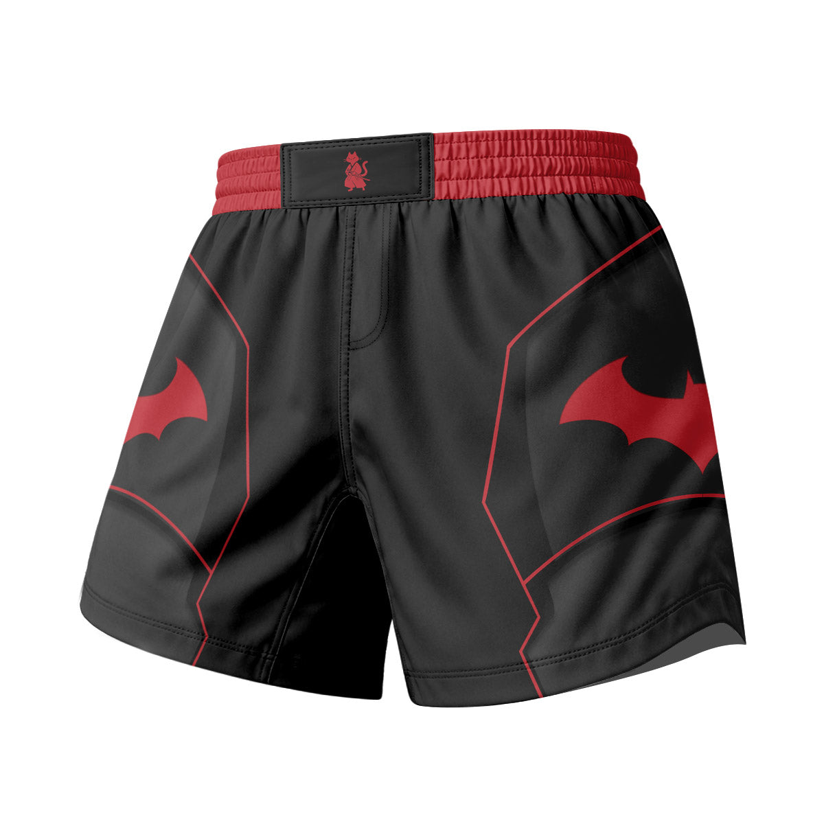 Batman Tactical Black Armor Grappling Shorts